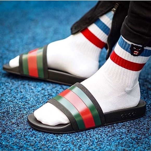 Gucci men's slide sandals